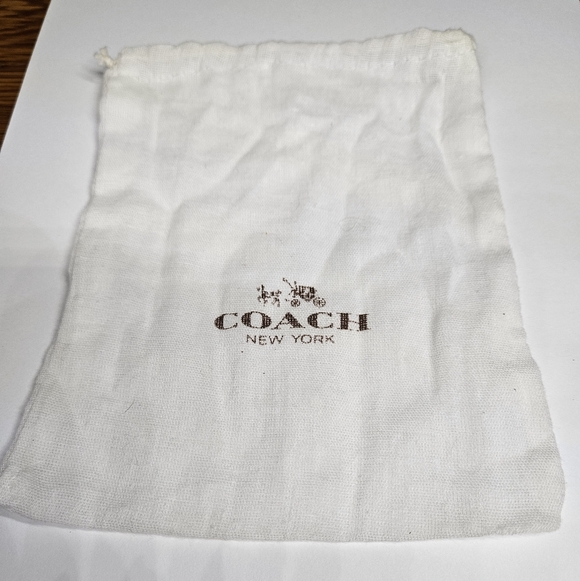 Coach Fox Leather & Suede Coin Case NWT - Picture 5 of 6